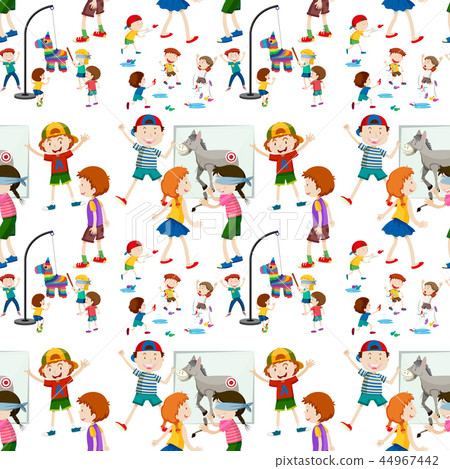 Children activity seamless pattern Children activity seamless pattern 44967442