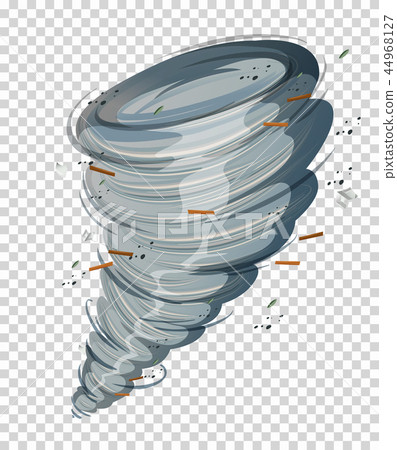A cyclone on transparent background A cyclone on transparent background 44968127