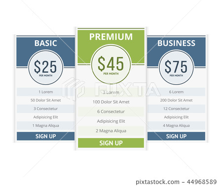 Pricing Table Pricing Table 44968589