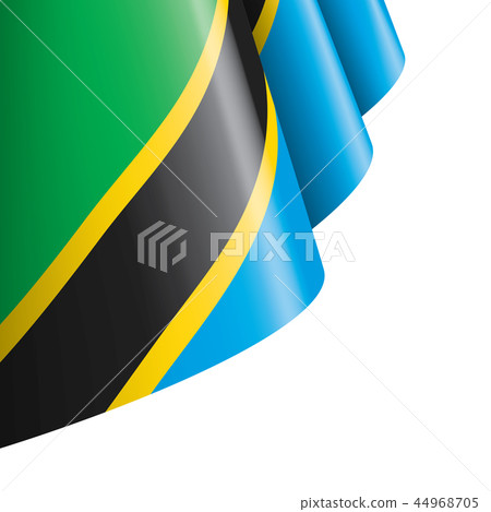 Tanzania flag, vector illustration on a white background Tanzania flag, vector illustration on a white background 44968705