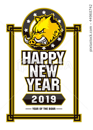 New year's card 2019 New year's card 2019 44968742