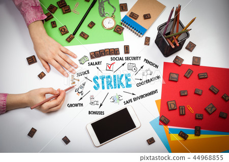 Strike and Labor law Concept Strike and Labor law Concept 44968855