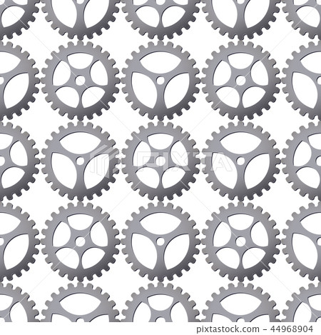 Gear Vector Pattern Seamless pattern background with gears. - Stock Illustration [44968904 ...