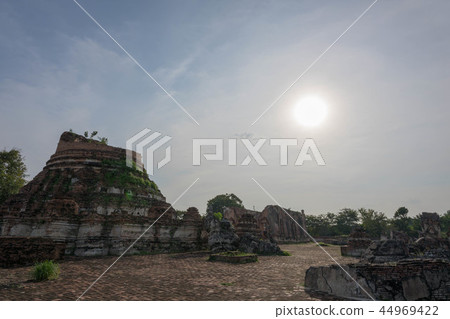 Thailand Ayutthaya World Heritage Site Ruins Buddha 44969422