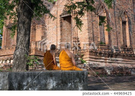 Thailand Ayutthaya World Heritage Site Ruins Buddha 44969425