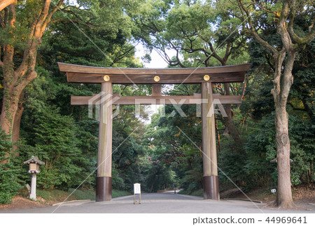 明治神宮第一鳥居(南引道鳥居/一野鳥居) 明治神宮第一鳥居(南引道鳥居/一野鳥居) 44969641
