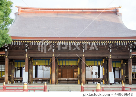 Meiji Jingu Shrine Outer Worship Hall (Gehaiden) Meiji Jingu Shrine Outer Worship Hall (Gehaiden) 44969648