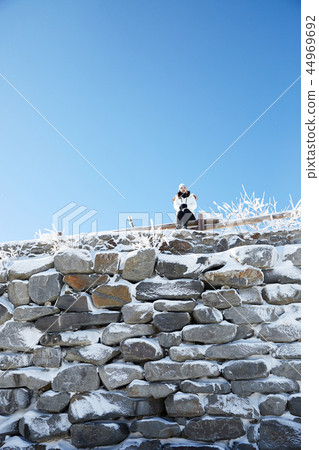Woman, winter, snow, Mt. 44969692