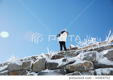 Woman, winter, snow, Mt. Woman, winter, snow, Mt. 44969702