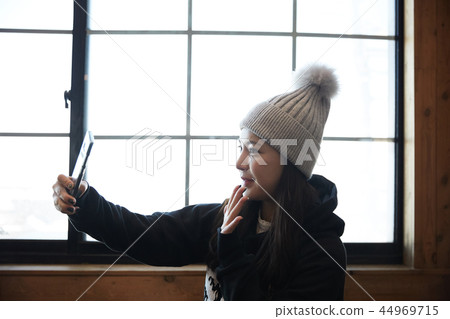 Woman, winter, snow, Mt. Woman, winter, snow, Mt. 44969715