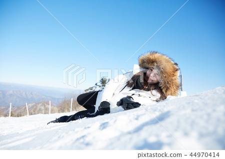 Woman, winter, snow, Mt. Woman, winter, snow, Mt. 44970414