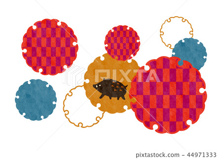 New Year's card template 44971333