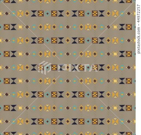 Geometric ethnic seamless pattern. Geometric ethnic seamless pattern. 44972257