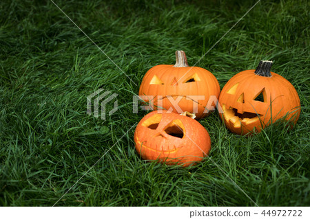 halloween carved pumpkins, jack-o-lantern halloween carved pumpkins, jack-o-lantern 44972722