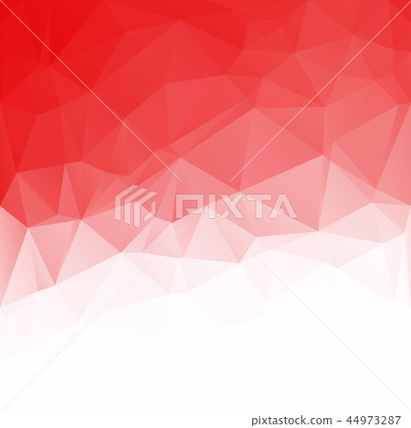 Red Polygonal Mosaic Background 44973287