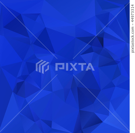 Blue Polygonal Mosaic Background 44973314