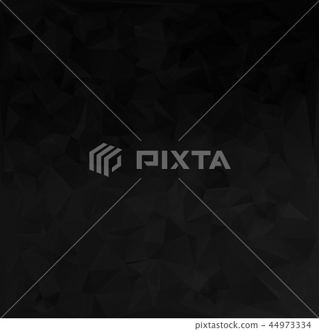 Black Polygonal Mosaic Background 44973334