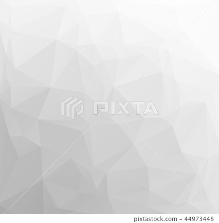 Gray White Polygonal Mosaic Background 44973448