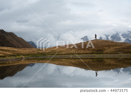 Mountain lake Koruld, Samegrelo-zemo Svaneti Mountain lake Koruld, Samegrelo-zemo Svaneti 44973575