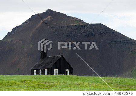 Black Church in the village of Budir, Iceland Black Church in the village of Budir, Iceland 44973579