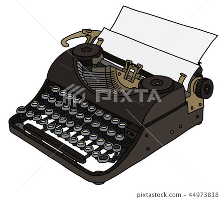 Old Writing machine stock image. Image of portable, vintage - 108735497