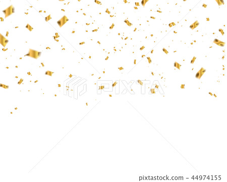 Celebration background template with confetti and  44974155