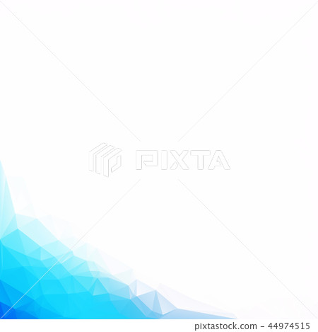 Blue Polygonal Mosaic Background  44974515
