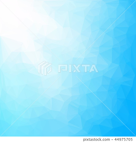 Blue Polygonal Mosaic Background  44975705