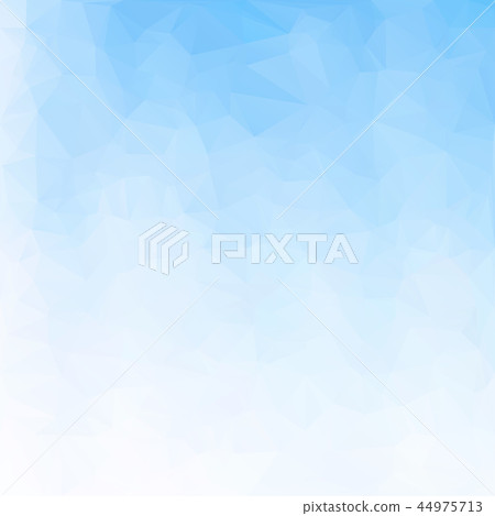 Blue Polygonal Mosaic Background  44975713