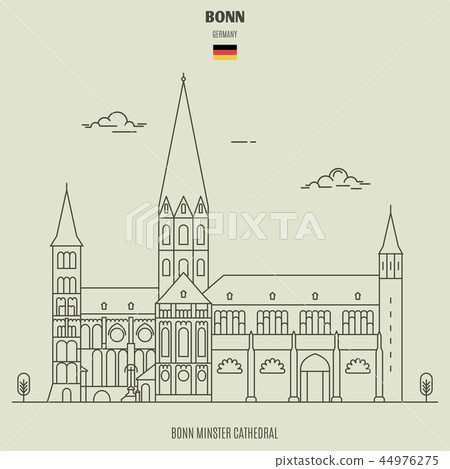 Bonn Minster cathedral in Bonn, Germany  44976275