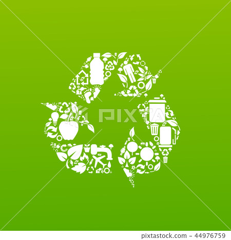 Environmental conservation symbols 44976759