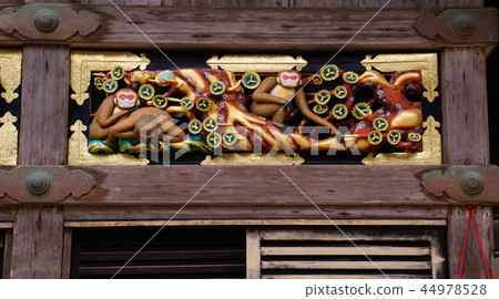 Nikko Toshogu Shrine Shinshosha Monkey Sculpture "Failure and Comfort" (Tochigi Prefecture, Nikko City) 44978528