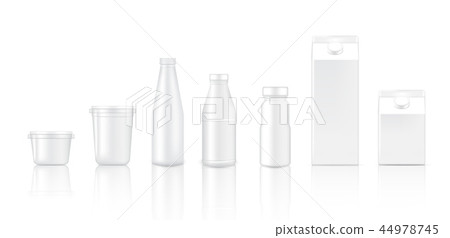 3D Mock up Realistic Bottle, Cup and box 3D Mock up Realistic Bottle, Cup and box 44978745