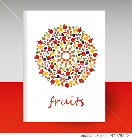 vector cover of diary or notebook white hardcover 44979130