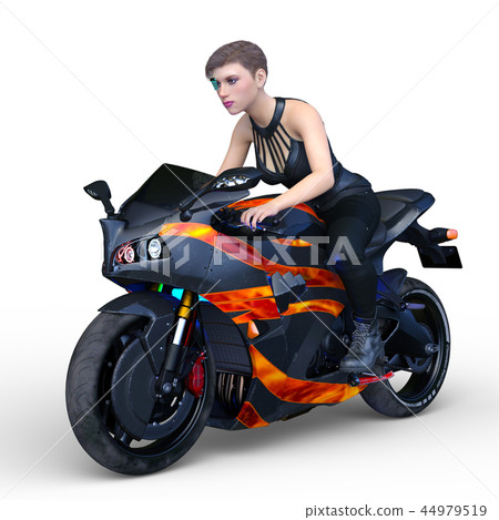 一輛摩托車 44979519