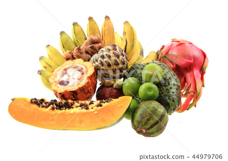 papaya annona bannana dragonfruit 44979706