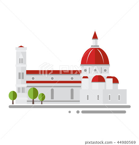 St. Peter Cathedral Vector Illustration 44980569