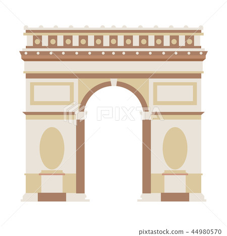 Arch of Triumph Vector Illustration 44980570