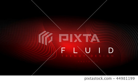 Digital flowing wave particles abstract background Digital flowing wave particles abstract background 44981199