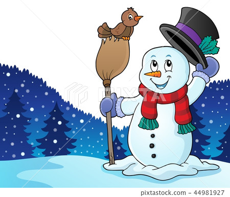 Winter snowman subject image 4 Winter snowman subject image 4 44981927