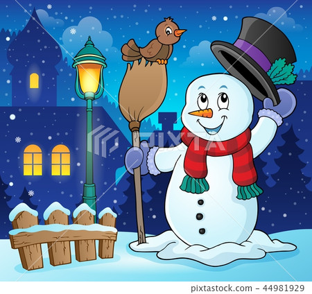 Winter snowman subject image 3 Winter snowman subject image 3 44981929