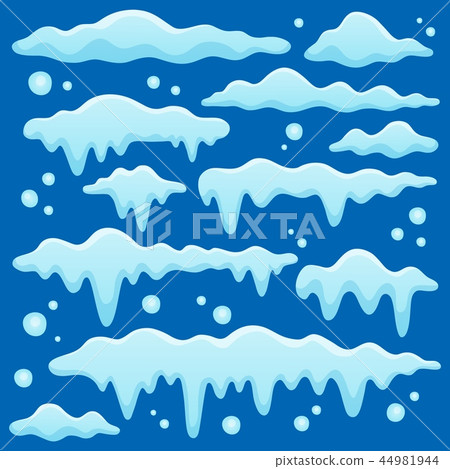 Snow elements theme set 1 Snow elements theme set 1 44981944