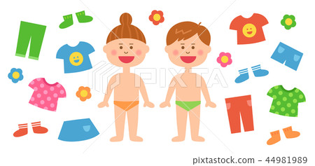 Children _ change clothes 44981989