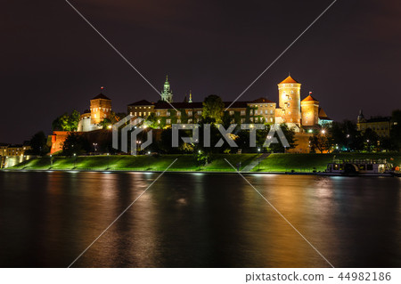 Wawel Castle in the evening in Krakow Wawel Castle in the evening in Krakow 44982186
