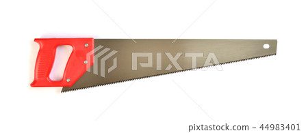 Hand saw on white 44983401