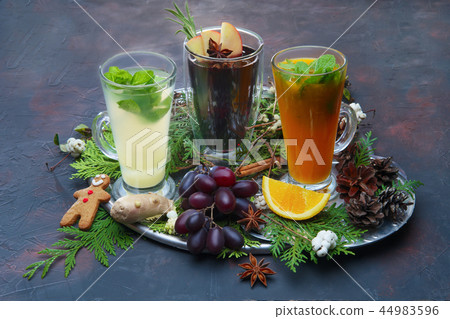 Christmas holiday hot drinks  44983596