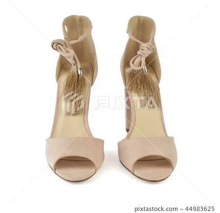 Nude look high-heeled sandals 44983625