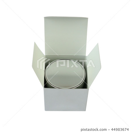 Open box with of a cream jar 44983674