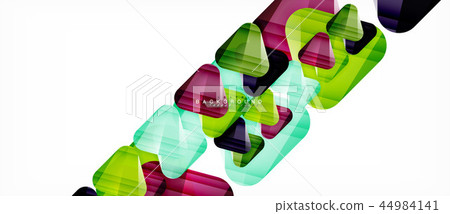 Geometric abstract background, triangles 44984141