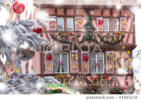 Christmas house in Colmar, France Christmas house in Colmar, France 44985216